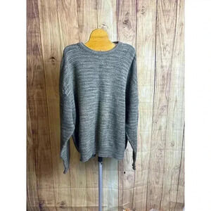 Vintage Carmel Knit Grandpa Sweater 90's Men's Size XXL
